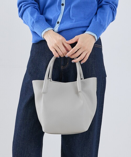 collex(コレックス)の「2WAY バケットトートバッグ タックハンドル&ショルダー(ショルダーバッグ・レディース・ライトグレー/イエロー/ブラック・フリー)」の15枚目の写真