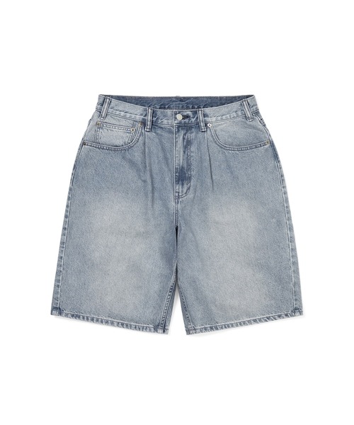 thisisneverthat(ディスイズネバーザット)の「Loose Denim Short(デニムパンツ・メンズ・グレー/ブラック/ブルー系その他/ダークグレー・L/M/S/XL)」の4枚目の写真