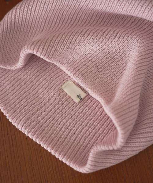 anuke(アンヌーク)の「anuke Knit Beanie ニットビーニー/62621001(ニットキャップ/ビーニー・レディース・ピンク/チャコールグレー/ブラック・ONE SIZE)」の10枚目の写真
