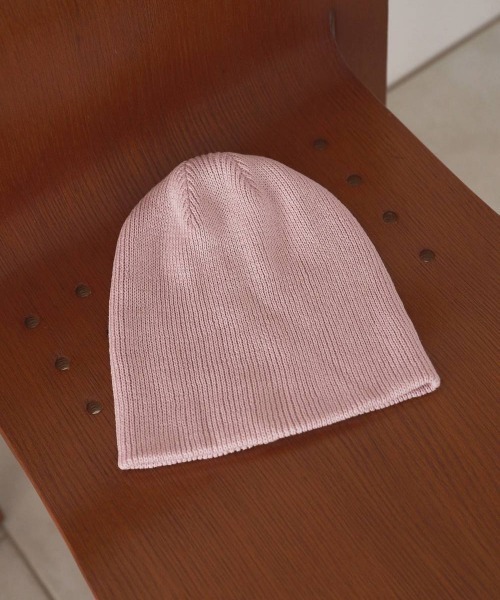 anuke(アンヌーク)の「anuke Knit Beanie ニットビーニー/62621001(ニットキャップ/ビーニー・レディース・ピンク/チャコールグレー/ブラック・ONE SIZE)」の9枚目の写真