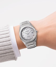 ATTESA（アテッサ）の「ATTESA アテッサ 光発電エコ・ドライブ電波時計 八角形のベゼルモデル シルバー CB3040-56H（アナログ腕時計）」