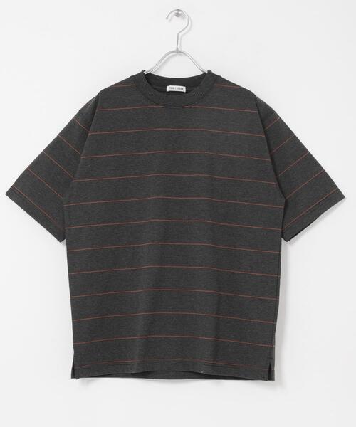 FORK&SPOON（フォークアンドスプーン）の「FORK&SPOON　プレーティングボーダーショートスリーブTシャツ（Tシャツ/カットソー・メンズ・ブラウン系その他/グリーン系その他・4/5）」の17枚目の写真