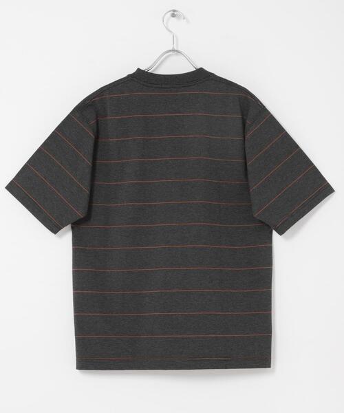 FORK&SPOON（フォークアンドスプーン）の「FORK&SPOON　プレーティングボーダーショートスリーブTシャツ（Tシャツ/カットソー・メンズ・ブラウン系その他/グリーン系その他・4/5）」の20枚目の写真