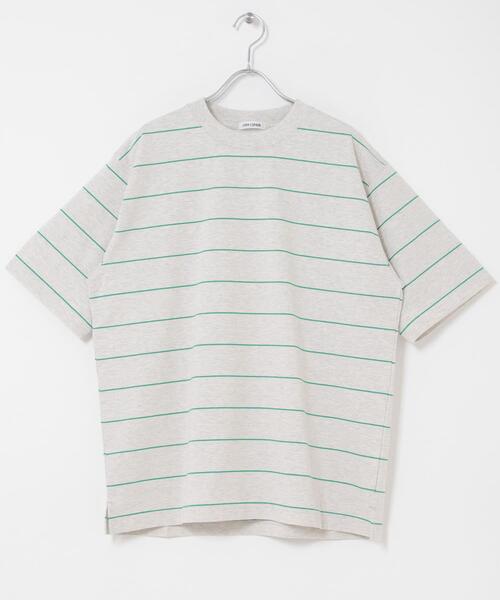 FORK&SPOON（フォークアンドスプーン）の「FORK&SPOON　プレーティングボーダーショートスリーブTシャツ（Tシャツ/カットソー・メンズ・ブラウン系その他/グリーン系その他・4/5）」の9枚目の写真