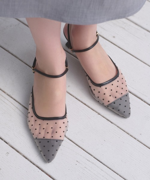 Ambre Neige(アンブルネージュ)の「2way assortment pumps / 2WAYアソートパンプス(パンプス・レディース・ブラック/その他/アイボリー・LARGE/MEDIUM)」の1枚目の写真