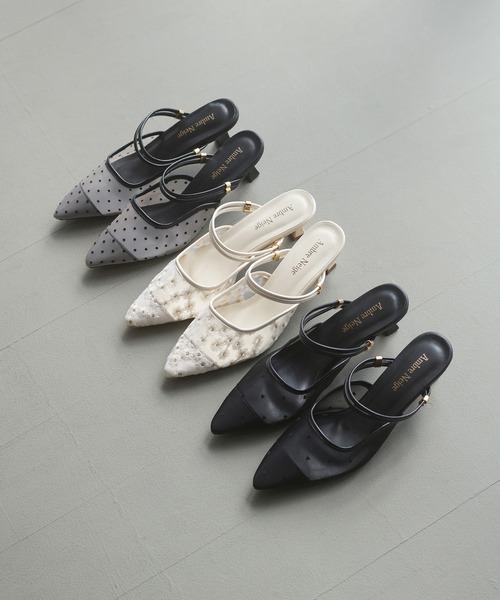 Ambre Neige(アンブルネージュ)の「2way assortment pumps / 2WAYアソートパンプス(パンプス・レディース・ブラック/その他/アイボリー・LARGE/MEDIUM)」の22枚目の写真