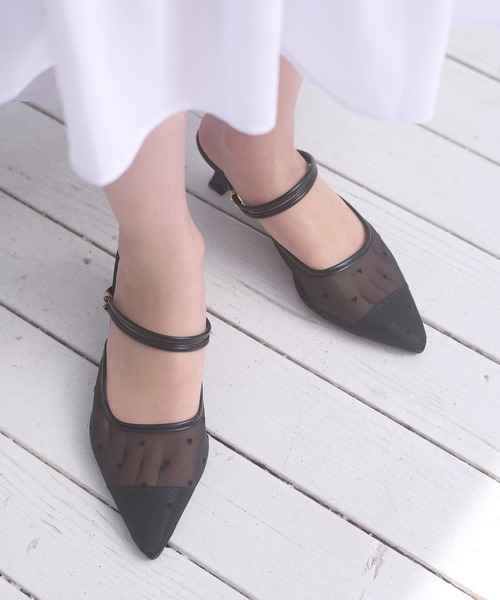 Ambre Neige(アンブルネージュ)の「2way assortment pumps / 2WAYアソートパンプス(パンプス・レディース・ブラック/その他/アイボリー・LARGE/MEDIUM)」の6枚目の写真