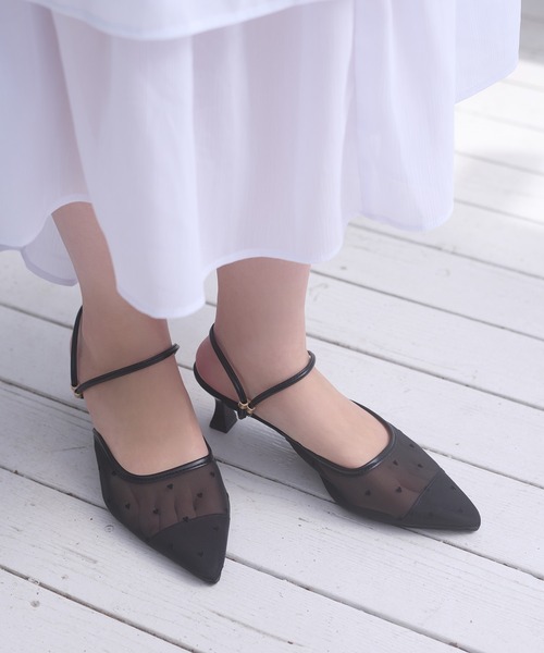 Ambre Neige(アンブルネージュ)の「2way assortment pumps / 2WAYアソートパンプス(パンプス・レディース・ブラック/その他/アイボリー・LARGE/MEDIUM)」の7枚目の写真