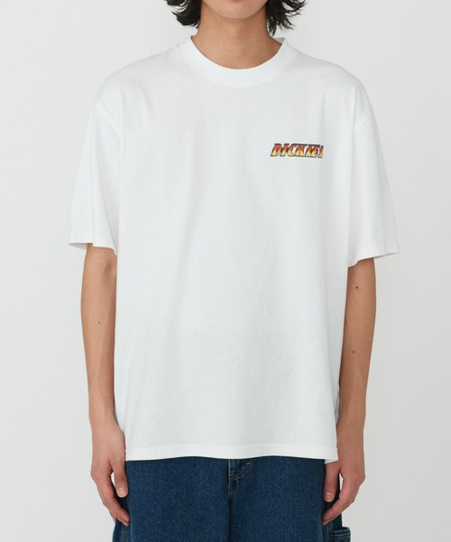 Dickies(ディッキーズ)の「Dickies/ディッキーズ ナッシュポートTシャツ 半袖/バックプリントTシャツ(Tシャツ/カットソー・メンズ・ホワイト・MEDIUM/LARGE/X-LARGE/SMALL)」の4枚目の写真
