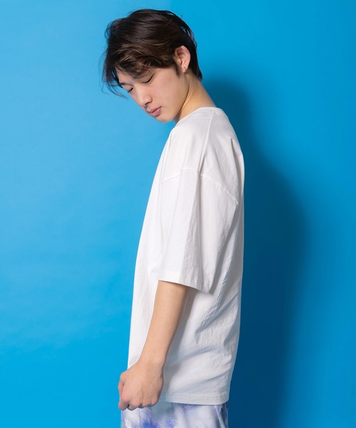 ScoLar Parity(スカラーパリティ)の「361122:通勤Parity忍者柄Tシャツ(Tシャツ/カットソー・レディース・パープル/ブラック/オフホワイト・M/S)」の6枚目の写真