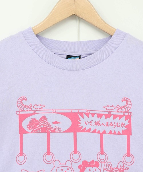 ScoLar Parity(スカラーパリティ)の「361122:通勤Parity忍者柄Tシャツ(Tシャツ/カットソー・レディース・パープル/ブラック/オフホワイト・M/S)」の18枚目の写真