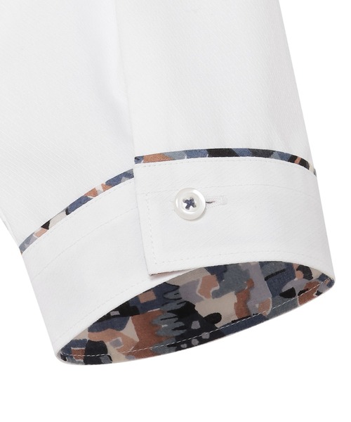 TOKYO SHIRTS（トウキョウシャツ）の「【透け防止】 形態安定ノンアイロン レギュラー 7分袖ビジネスワイシャツ（ビジネスシャツ・レディース・ホワイト・S/M/L/LL/XL）」の4枚目の写真