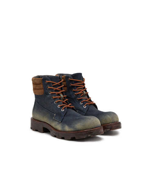 DIESEL（ディーゼル）の「メンズ レースアップブーツ D-HAMMER LACE UP（ブーツ・メンズ・インディゴブルー・43）」の7枚目の写真