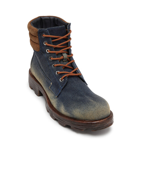 DIESEL（ディーゼル）の「メンズ レースアップブーツ D-HAMMER LACE UP（ブーツ・メンズ・インディゴブルー・43）」の5枚目の写真