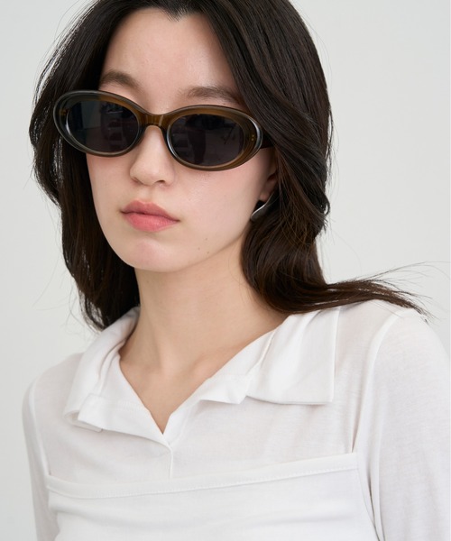 セール】Oval Frame Sunglasses / オーバルフレームサングラス