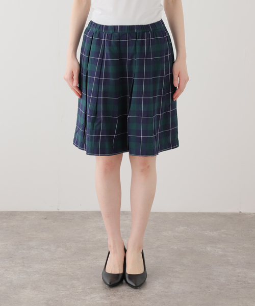 OBEY（オベイ）の「【OBEY / オベイ】 SHELLY PLAID PLEATED SKIRT（スカート・レディース・グリーン系その他・X-SMALL/SMALL）」の3枚目の写真