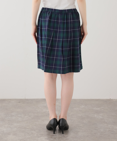 OBEY（オベイ）の「【OBEY / オベイ】 SHELLY PLAID PLEATED SKIRT（スカート・レディース・グリーン系その他・X-SMALL/SMALL）」の5枚目の写真