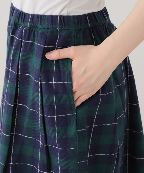 OBEY（オベイ）の「【OBEY / オベイ】 SHELLY PLAID PLEATED SKIRT（スカート・レディース・グリーン系その他・X-SMALL/SMALL）」の6枚目の写真