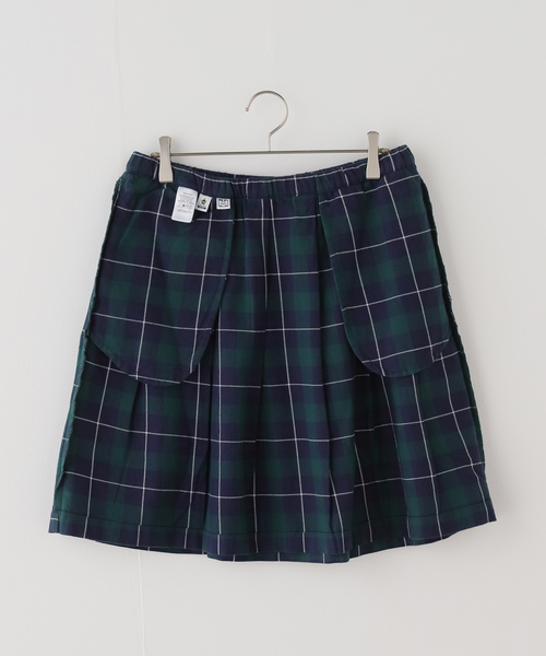 OBEY（オベイ）の「【OBEY / オベイ】 SHELLY PLAID PLEATED SKIRT（スカート・レディース・グリーン系その他・X-SMALL/SMALL）」の9枚目の写真