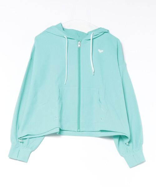 ROXY（ロキシー）の「ROXY/ロキシー レディース パーカー 水陸両用 RLY261030 UT（パーカー・レディース・ブラック/ホワイト/グリーン・M）」の3枚目の写真