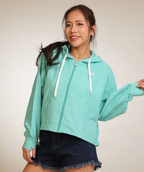 ROXY(ロキシー)の「ROXY/ロキシー レディース パーカー 水陸両用 RLY261030 UT(パーカー・レディース・ブラック/ホワイト/グリーン/グレー・M/L)」の4枚目の写真