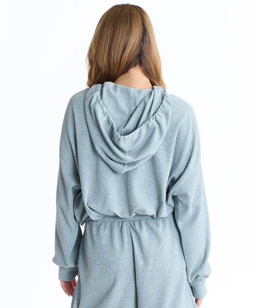 ROXY（ロキシー）の「ROXY/ロキシー レディース パーカー 水陸両用 RLY261030 UT（パーカー・レディース・ブラック/ホワイト/グリーン・M）」の9枚目の写真