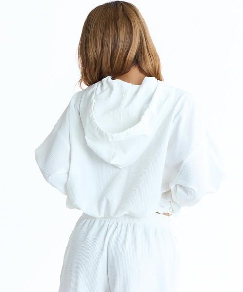 ROXY（ロキシー）の「ROXY/ロキシー レディース パーカー 水陸両用 RLY261030 UT（パーカー・レディース・ブラック/ホワイト/グリーン・M）」の5枚目の写真