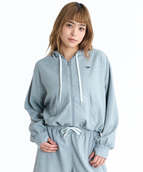 ROXY（ロキシー）の「ROXY/ロキシー レディース パーカー 水陸両用 RLY261030 UT（パーカー・レディース・ブラック/ホワイト/グリーン・M）」の8枚目の写真