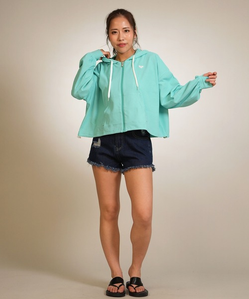 ROXY(ロキシー)の「ROXY/ロキシー レディース パーカー 水陸両用 RLY261030 UT(パーカー・レディース・ブラック/ホワイト/グリーン/グレー・M/L)」の17枚目の写真