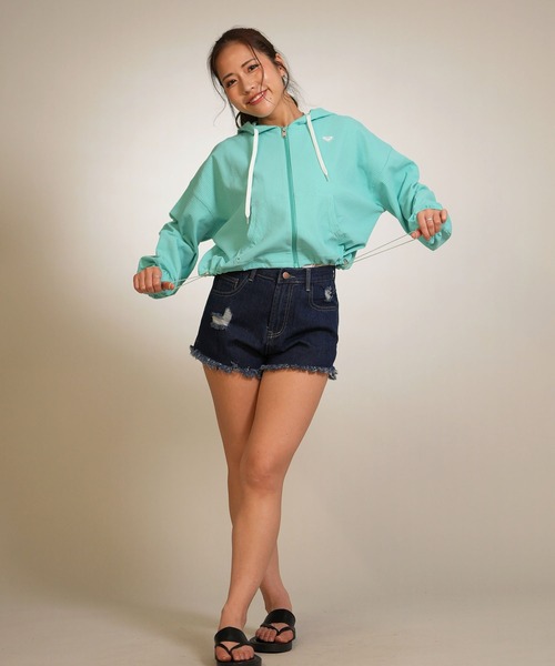 ROXY(ロキシー)の「ROXY/ロキシー レディース パーカー 水陸両用 RLY261030 UT(パーカー・レディース・ブラック/ホワイト/グリーン/グレー・M/L)」の18枚目の写真