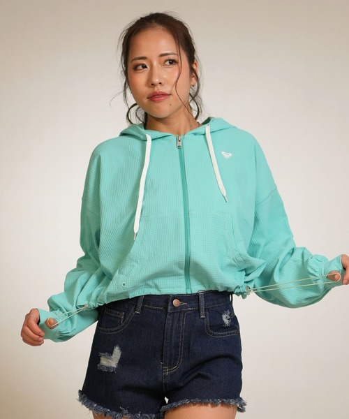 ROXY(ロキシー)の「ROXY/ロキシー レディース パーカー 水陸両用 RLY261030 UT(パーカー・レディース・ブラック/ホワイト/グリーン/グレー・M/L)」の15枚目の写真