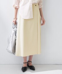 INDIVI | 【洗える／UVケア】巻き風フレアスカート(スカート)