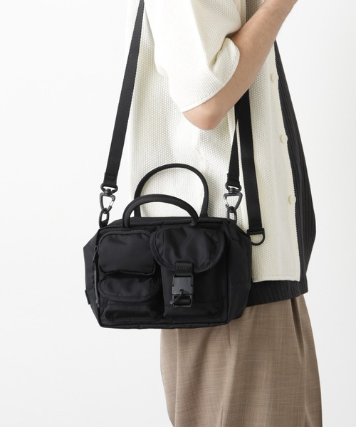BAICYCLON by Bagjack(バイシクロン バイ バグジャック)の「BAICYCLON by Bagjack/MULTH POCKET 2WAY BAG(ショルダーバッグ・メンズ・ブラック・FREE)」の1枚目の写真