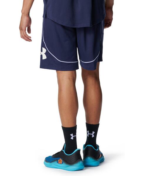 UNDER ARMOUR(アンダーアーマー)の「UAネクストジェン ロゴ ショーツ(バスケットボール/メンズ)(その他パンツ・メンズ・ネイビー・M/L/XL/2XL/3XL/S)」の2枚目の写真