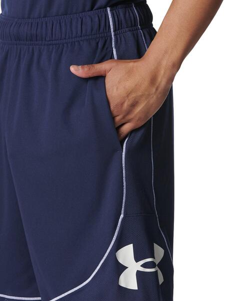 UNDER ARMOUR(アンダーアーマー)の「UAネクストジェン ロゴ ショーツ(バスケットボール/メンズ)(その他パンツ・メンズ・ネイビー・M/L/XL/2XL/3XL/S)」の4枚目の写真
