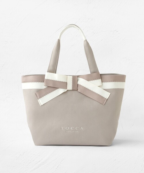 TOCCA(トッカ)の「KNOT IN CONTRAST CANVASTOTE キャンバストートバッグ(トートバッグ・レディース・ベージュ系/ブラック系・F)」の8枚目の写真