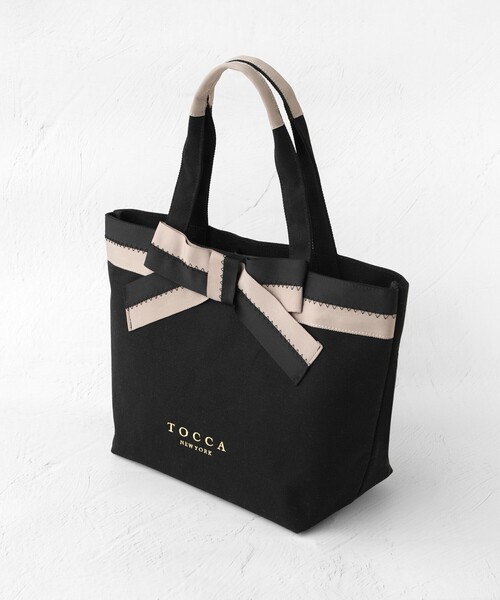 TOCCA(トッカ)の「KNOT IN CONTRAST CANVASTOTE キャンバストートバッグ(トートバッグ・レディース・ベージュ系/ブラック系・F)」の10枚目の写真