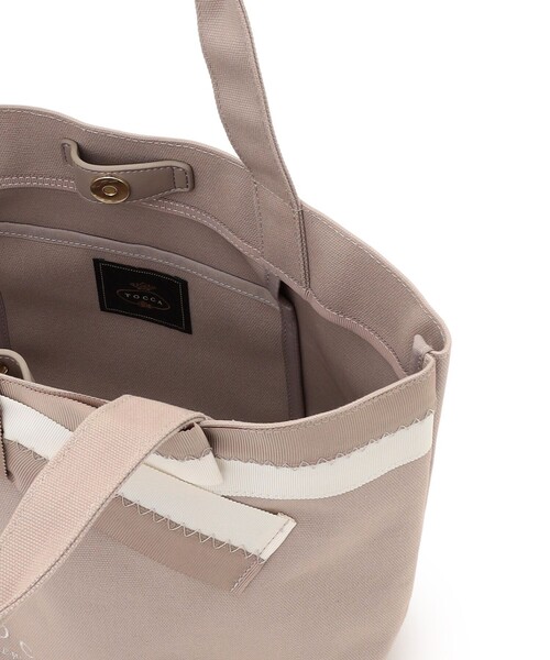 TOCCA(トッカ)の「KNOT IN CONTRAST CANVASTOTE キャンバストートバッグ(トートバッグ・レディース・ベージュ系/ブラック系・F)」の12枚目の写真