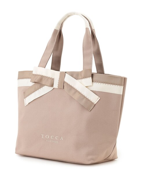 TOCCA(トッカ)の「KNOT IN CONTRAST CANVASTOTE キャンバストートバッグ(トートバッグ・レディース・ベージュ系/ブラック系・F)」の14枚目の写真