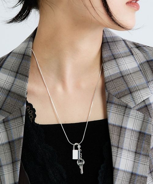 セール】LOCK CHAIN ロングネックレス/660067（ネックレス）｜JEANASIS