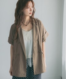 mysty woman | 【イージーケア/接触冷感】クールイージージャケット半袖 679118(テーラードジャケット)