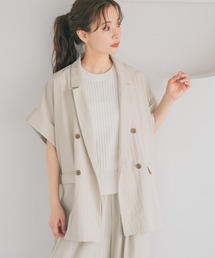 mysty woman | 【イージーケア/接触冷感】クールイージージャケット半袖 679118(テーラードジャケット)