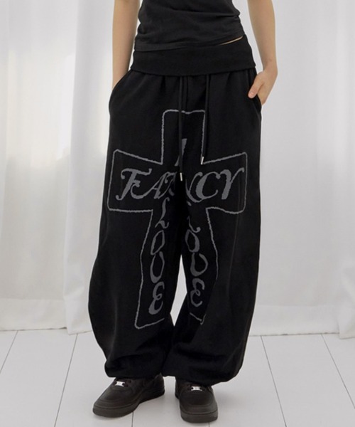 FANCY CLUB】FROSS BANDING SWEATPANTS / 【ファンシークラブ】フロス