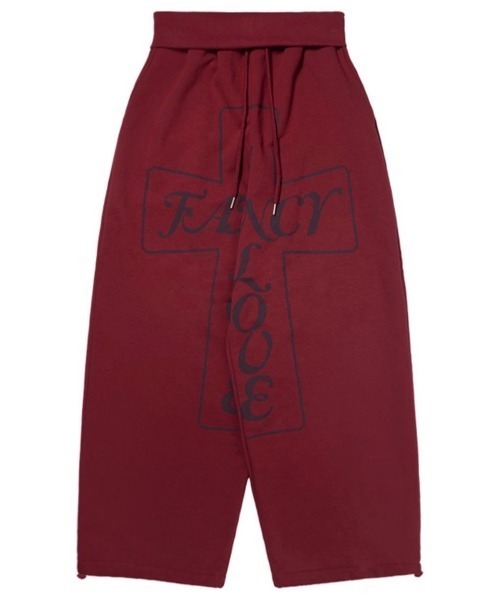 FANCY CLUB(ファンシークラブ)の「【FANCY CLUB】FROSS BANDING SWEATPANTS / 【ファンシークラブ】フロスバンディングスウェットパンツ(スウェットパンツ・レディース・アイボリー/ブルー/ブラック/レッド・ONE SIZE)」の17枚目の写真