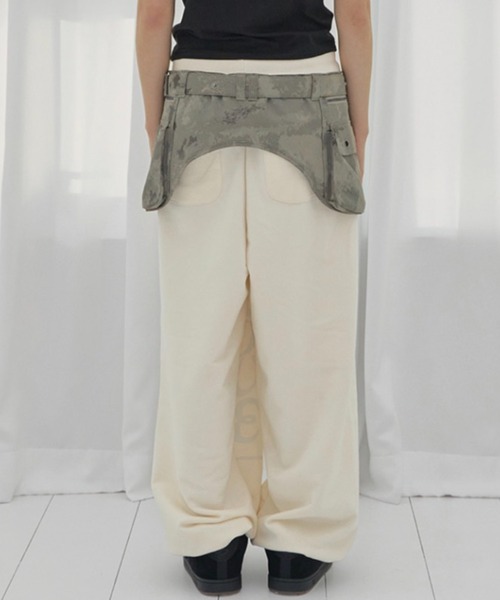 FANCY CLUB(ファンシークラブ)の「【FANCY CLUB】FROSS BANDING SWEATPANTS / 【ファンシークラブ】フロスバンディングスウェットパンツ(スウェットパンツ・レディース・アイボリー/ブルー/ブラック/レッド・ONE SIZE)」の9枚目の写真