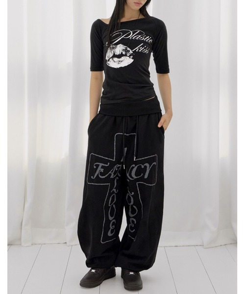 kiss the club lace sweat pants スウェットパンツの通販 | RIGHTCLIXS