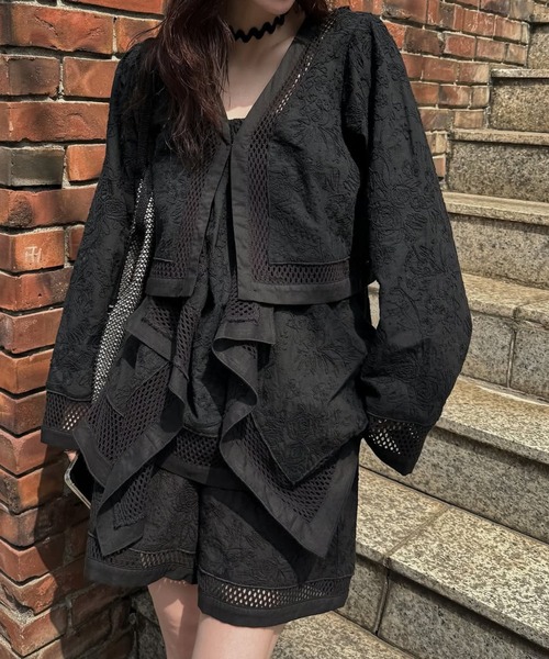 WILLFULLY(ウィルフリー)の「cotton lace trimming S/PT(その他パンツ・レディース・ブラック/ホワイト/ネイビー・FREE)」の17枚目の写真