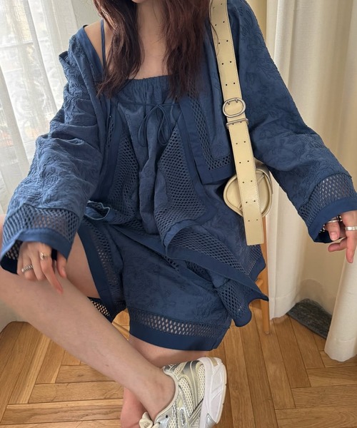 WILLFULLY(ウィルフリー)の「cotton lace trimming S/PT(その他パンツ・レディース・ブラック/ホワイト/ネイビー・FREE)」の7枚目の写真