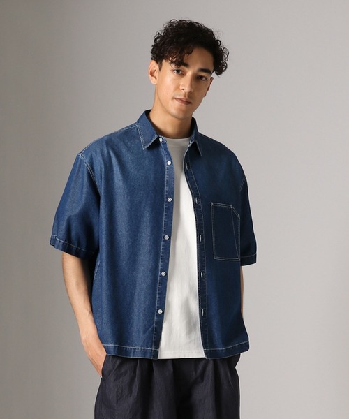 ✨大人気 bayflowのデニムシャツセット✨ セール】【接触冷感】デニムシャツ（シャツ/ブラウス）｜BAYFLOW