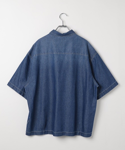 BAYFLOW(ベイフロー)の「【接触冷感】デニムシャツ(シャツ/ブラウス・メンズ・スカイブルー/ブルー・LARGE/MEDIUM)」の18枚目の写真